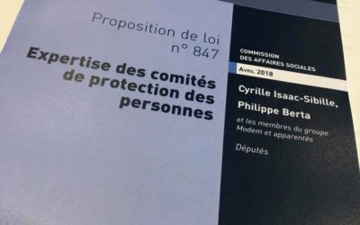 Adoption de la proposition de loi : Expertise des comités de protection des personnes