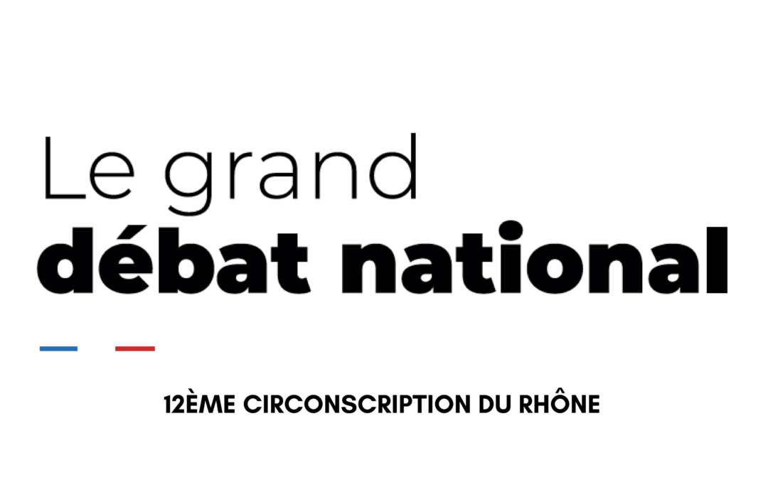 Débat citoyen – PIERRE-BENITE (Grand débat national)