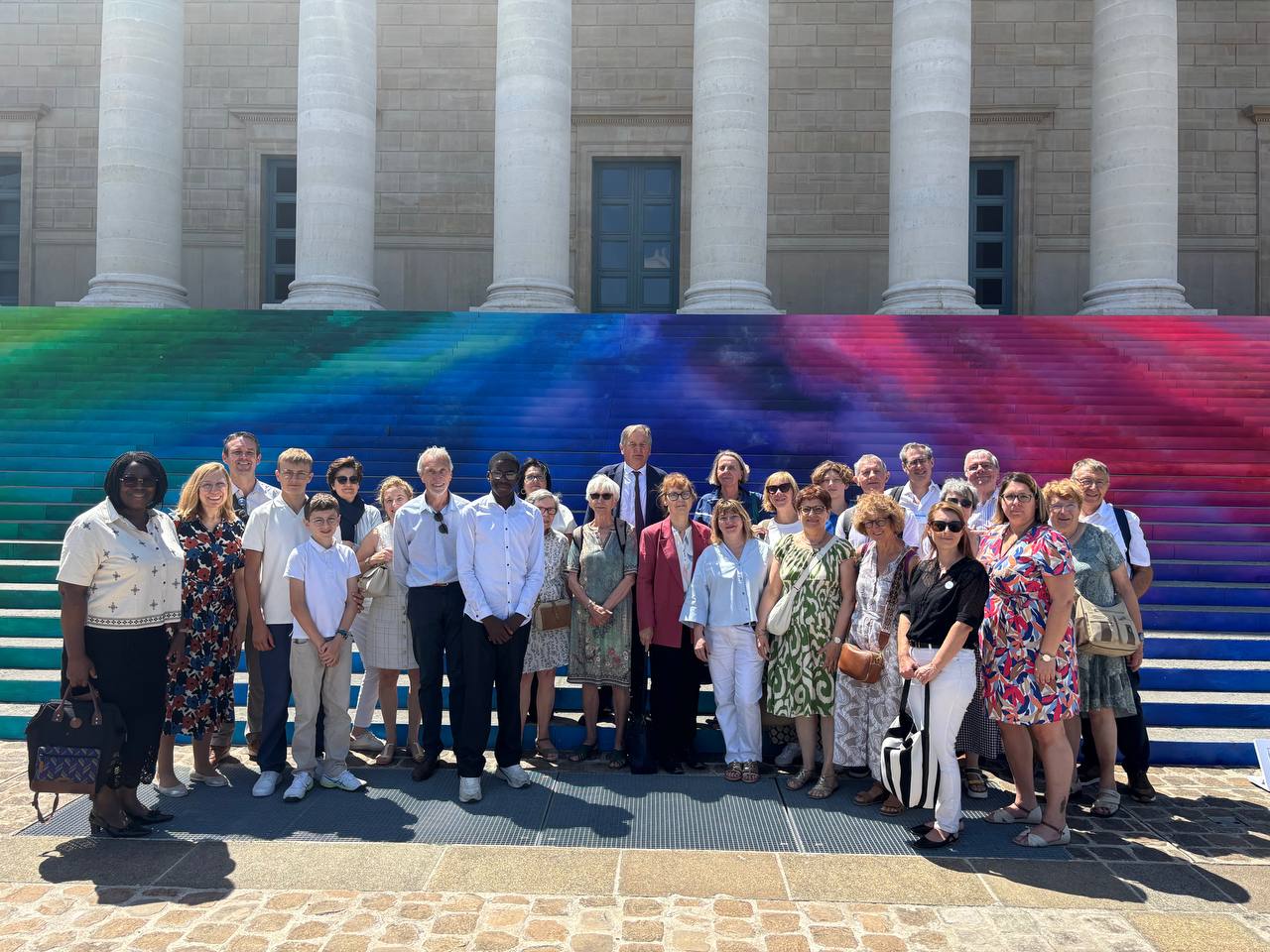 Photo officielle devant l'Assemblée nationale