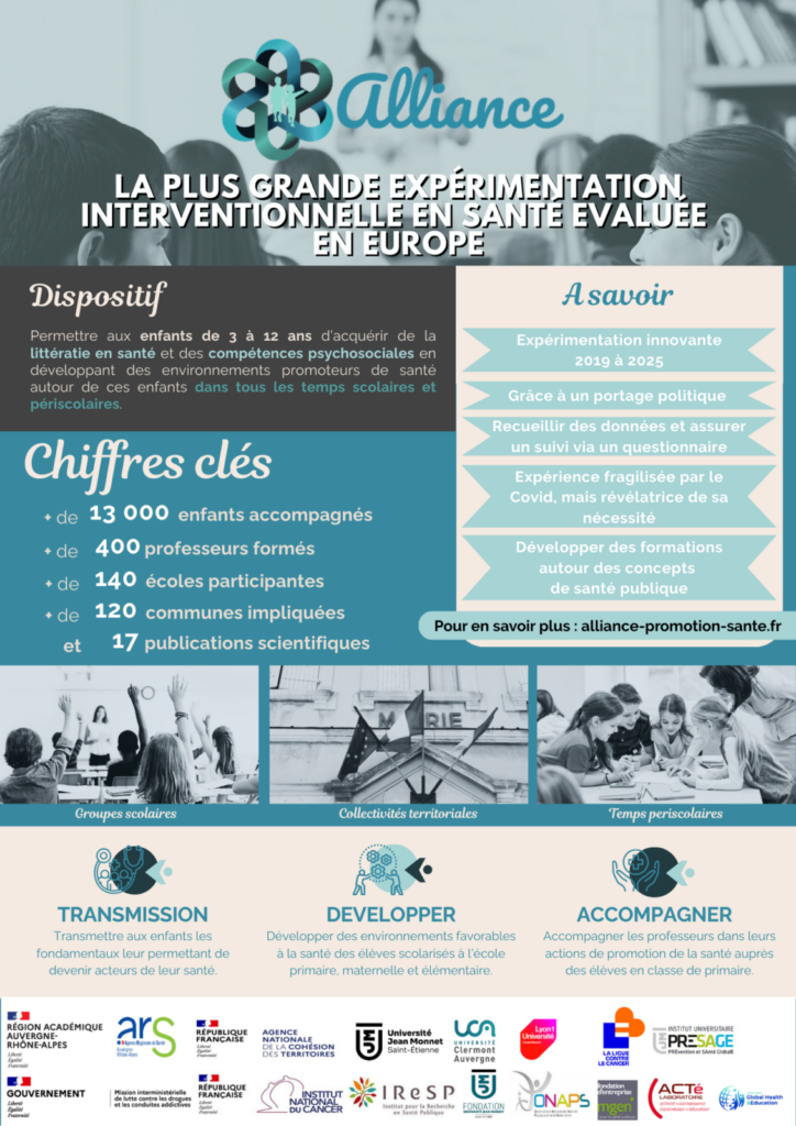 Couverture du dossier de presse Expérimentation ALLIANCE
